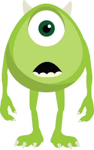 Mike Wazowski Standing PNG image