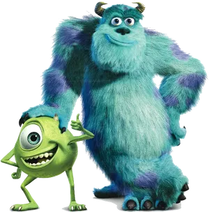 Mikeand Sulley Monsters Inc PNG image