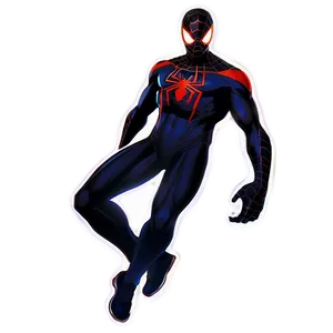 Miles Morales Silhouette Png 05032024 PNG image