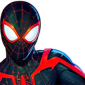 Miles Morales Unique Artwork PNG 05032024 PNG