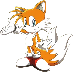 Miles Tails Prower Sonic Series Character PNG image