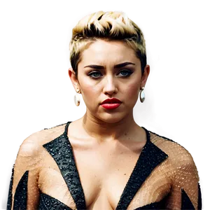 Miley Cyrus Bold Look Png 52 PNG image