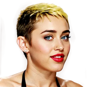 Miley Cyrus Close-up Png 96 PNG image