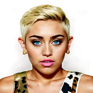 Miley Cyrus Makeup Look Png Bbl PNG image