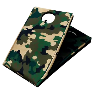 Military Camo Cornhole Bag PNG 06292024