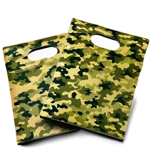 Military Camo Cornhole Bag PNG Gvm25
