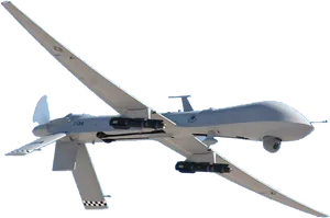 Military Drone In Flight