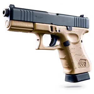Military Grade Glock Firearm Png Puq PNG image