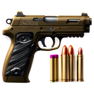 Military Handgun PNG 22