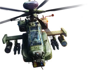 Military Helicopterin Flight PNG image