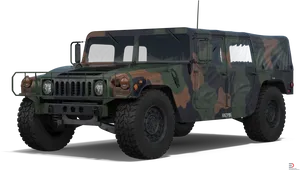 Military Hummer H1 Camouflage PNG