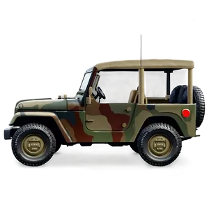 Military Jeep Icon PNG 05062024 PNG
