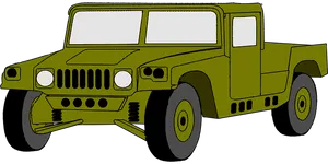 Military Jeep Illustration