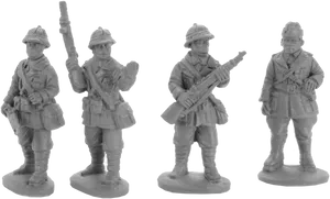 Military Miniature Figurines PNG image