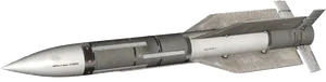 Military Missile Model PNG image