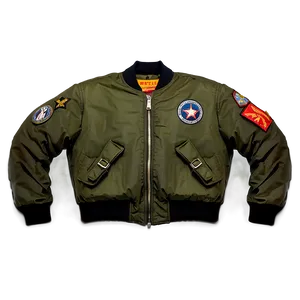 Military Style Bomber Png 06282024 PNG image