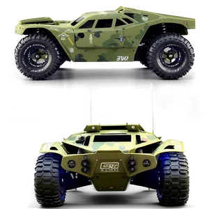 Military Style Rc Car Png 06252024 PNG image