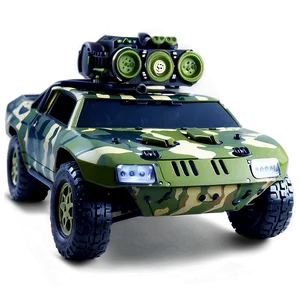 Military Style Rc Car PNG Xtg