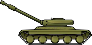 Military Tank Illustration PNG image