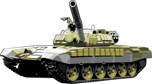 Military Tank Illustration PNG image