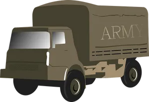 Military Transport Truck Illustration PNG image