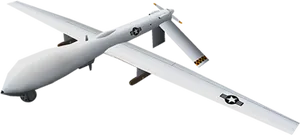 Military Unmanned Aerial Vehicle PNG image