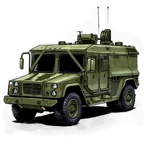 Military Vehicle Sketch PNG Yfi PNG