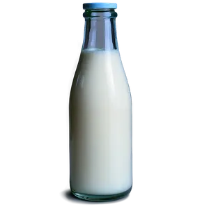 Milk Bottle And Glass PNG Pjt83 PNG