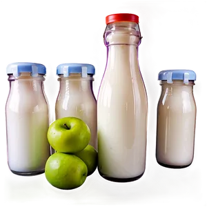 Milk Bottle In Fridge PNG 06212024