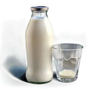 Milk Bottle In Fridge PNG 74
