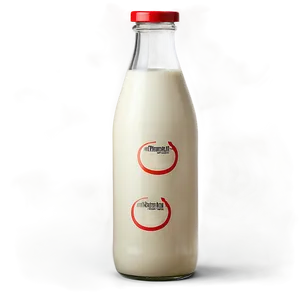 Milk Bottle Mockup PNG 06212024