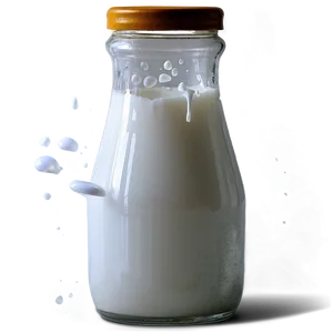 Milk Bottle Splash PNG Fqm