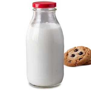 Milk Bottle With Cookies PNG 14 PNG