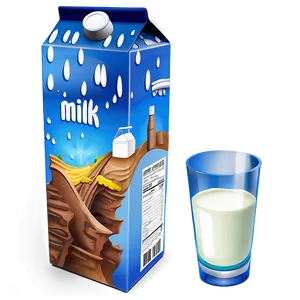 Milk Carton Illustration Png 05252024 PNG image