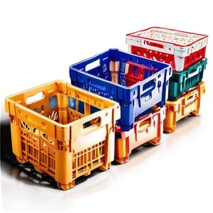 Milk Crate Storage Solution Png 06272024 PNG image