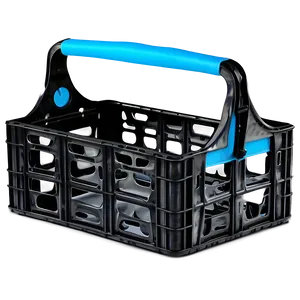 Milk Crate With Handle Png 06272024 PNG image