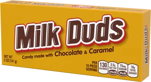 Milk Duds Candy Box PNG image