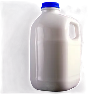 Milk Gallon With Drops PNG 06132024