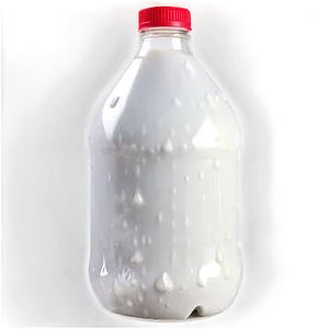 Milk Gallon With Drops PNG 87