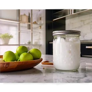 Milk Glass In Kitchen Setting PNG Ijk46 PNG