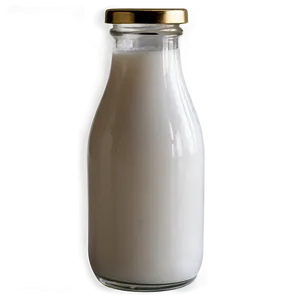 Milk Glass With Cream Top PNG 96