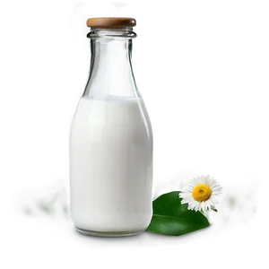 Milk Glass With Dairy Background PNG Xye34