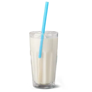 Milk Glass With Straw Png 55 PNG image