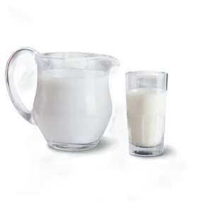 Milk In Glassware PNG Ikk63