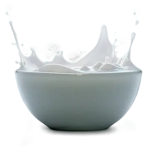 Milk Splash In Bowl Png 22 PNG image