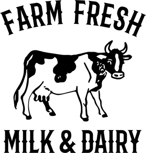 Milkand Dairy Black Background