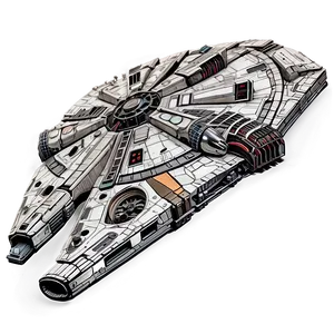 Millennium Falcon Detailed Cutaway Png Idh56 PNG image