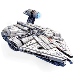 Millennium Falcon Detailed Cutaway Png Lvt69 PNG image