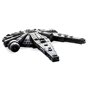 Millennium Falcon In Action Png Gcq PNG image