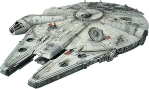Millennium Falcon Star Wars Spaceship PNG image